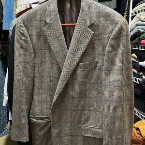 Designer Samuelsohn wool blazer size 52